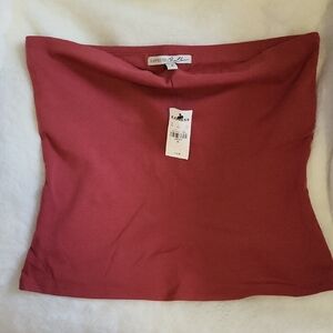 Express Burnt Orange Tube Top